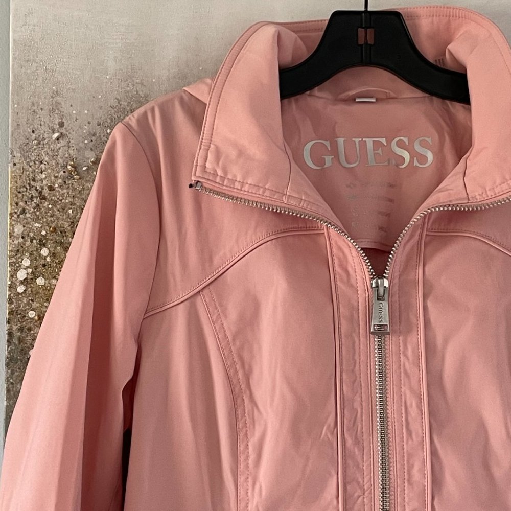 Guess Slick Softshell Rain Jacket (NWT) - Picture 4 of 16